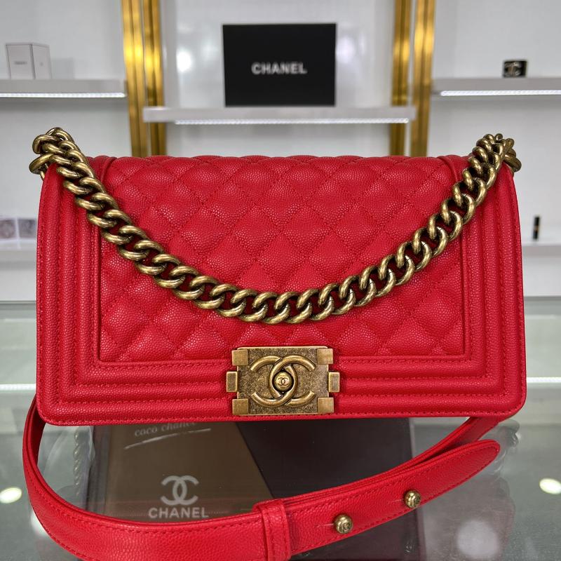 Chanel 2.55 Classic A67086 Fine ball patterned diamond checkered red antique copper buckle
